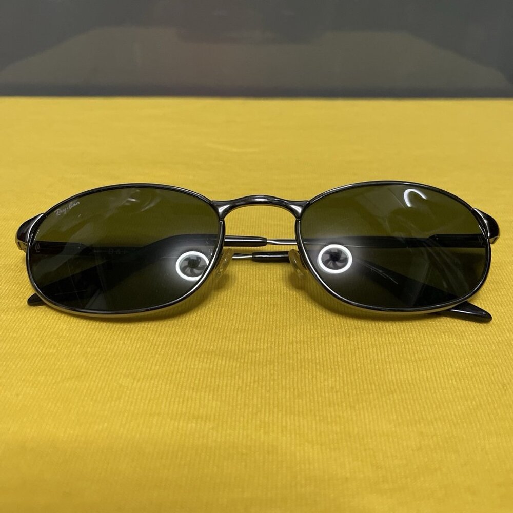 Ray Ban Vintage Bausch & Lomb Highstreet W2841 Black Gunmetal Mens Sunglasses